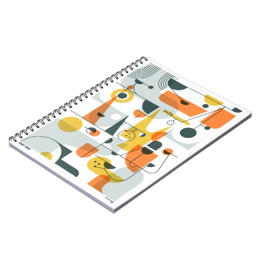 Woof! Abstract Doggo Notitieboek (Linkerzijde)