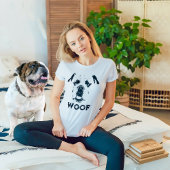 Woof Bulldog Portret Verdrietig T-shirt