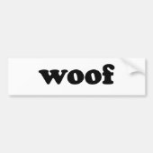 WOOF BUMPERSTICKER (Voorkant)