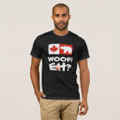 WOOF! EH? ASIAN CANADIAN BEER PRIDE T-SHIRT (Voorkant volledig)