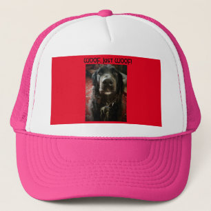 WOOF, GEWOON. TRUCKER PET