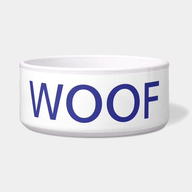 WOOF hondenkom Voerbakje (Voorkant)