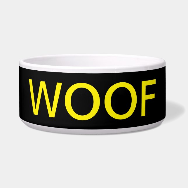 WOOF hondenkom Voerbakje (Voorkant)