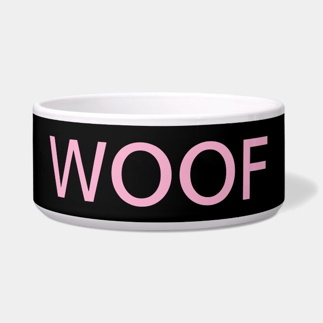 WOOF hondenkom Voerbakje (Voorkant)