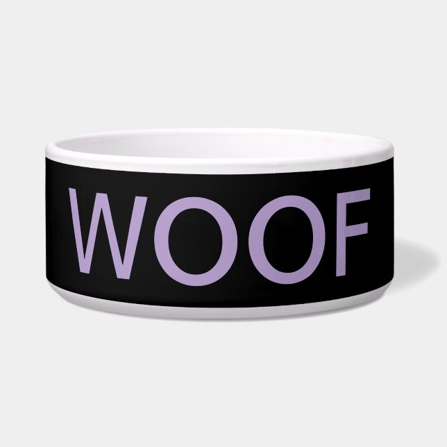 WOOF hondenkom Voerbakje (Voorkant)