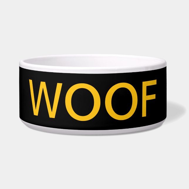 WOOF hondenkom Voerbakje (Voorkant)