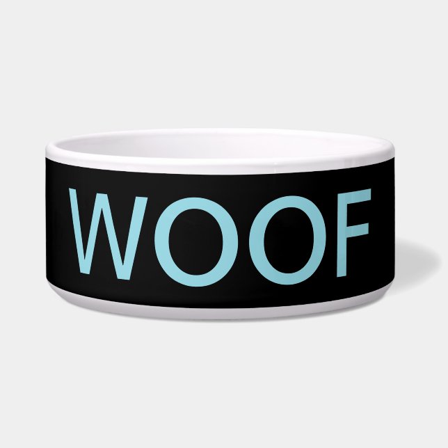 WOOF hondenkom Voerbakje (Voorkant)