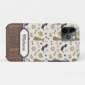 WOOF! Hondenliefhebber - Puppies patroon aanpasbaa Case-Mate iPhone Case (Achterkant (horizontaal))
