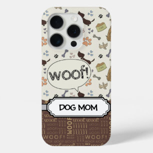 WOOF! Hondenliefhebber - Puppies patroon gepersona iPhone 15 Pro Case