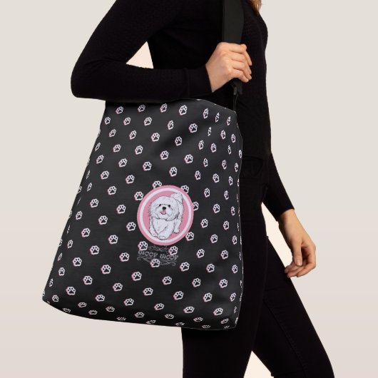 woof! Lhasa apso Crossbody Tas (Dichtbij)