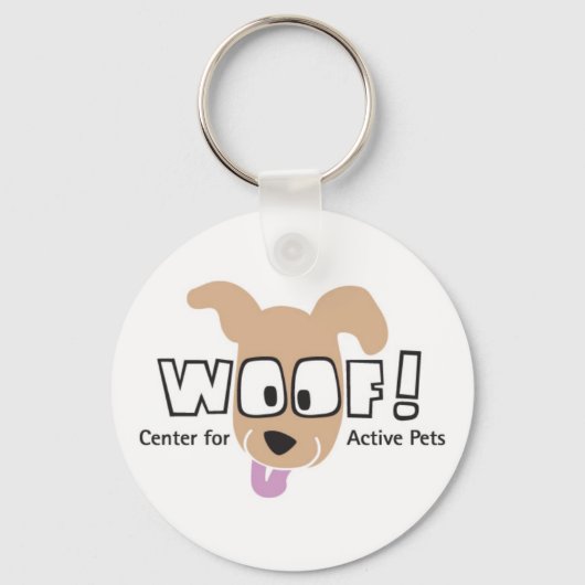 WOOF! Logo Merchandise Sleutelhanger (Voorkant)