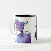 Woof Mug Tweekleurige Koffiemok (Voorkant links)