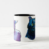 Woof Mug Tweekleurige Koffiemok (Center)