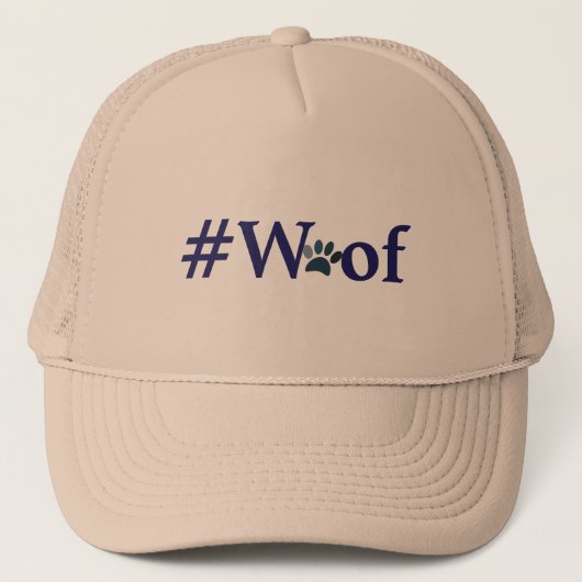 #Woof - nuf zei Trucker Pet (Voorkant)