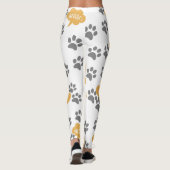 Woof & Paws – Schattigee Hondenliefhebbers Legging (Achterkant)