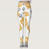 Woof & Paws – Schattigee Hondenliefhebbers Legging (Voorkant)