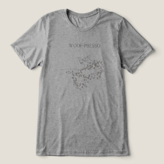 Woof-presso Hondenliefhebber T-shirt