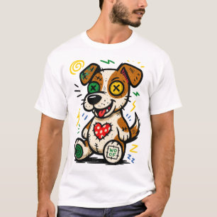 Woof Pup — Gelukkig Chaos T-shirt