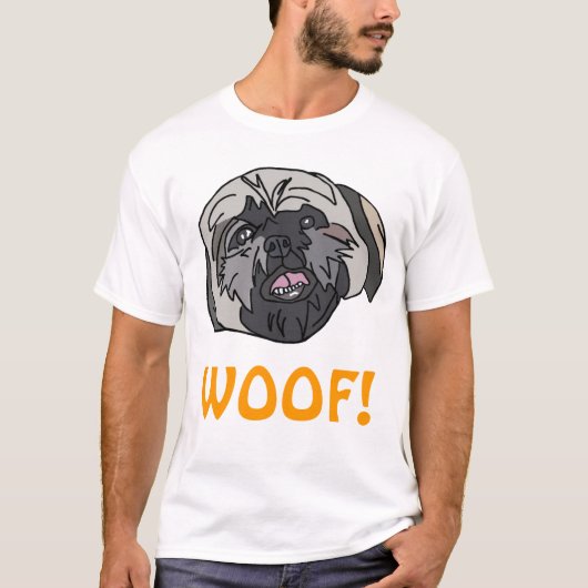 WOOF! T-SHIRT (Voorkant)