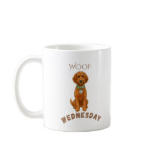 Woof Wednesday Customizable Doodle Mug