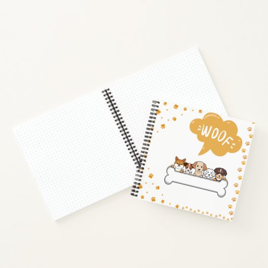 Woof & Wiggles , Hondenteam Notitieboek (Binnen)
