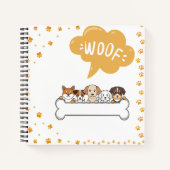 Woof & Wiggles , Hondenteam Notitieboek (Voorkant)