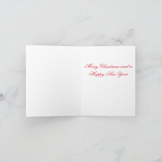 Woof Woof Christmas Feestdagen Kaart (Binnen)