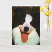 WOOF WOOF HAPPY BIRTHDAY HONEY KAART (Gele Bloem)