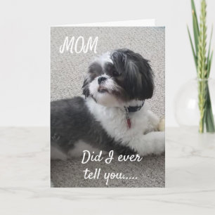 **WOOF WOOF** HAPPY *GROTE DAG* OP MIJN *MOM* KAAR KAART