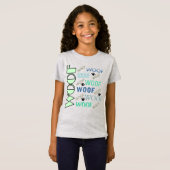 WOOF & WOOF met T-shirt voor meisjes (Voorkant volledig)