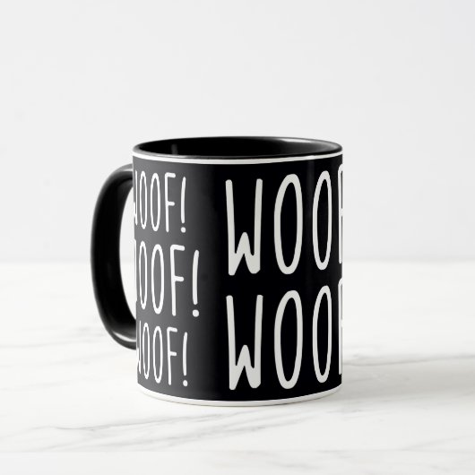 Woof! Woof! Woof! plezier Mok (Voorkant links)