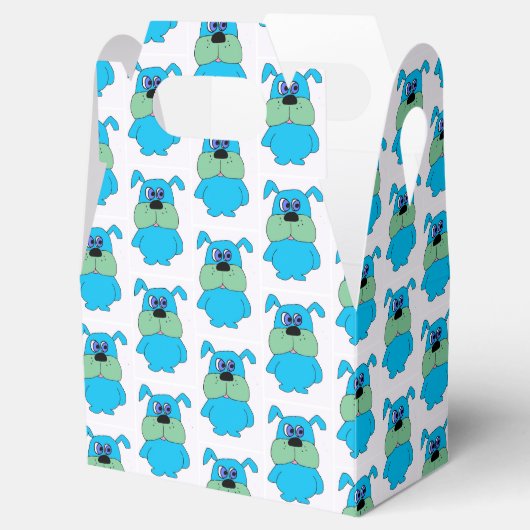 Woof Woof Woofer gunst box Bedankdoosjes (Geopend)