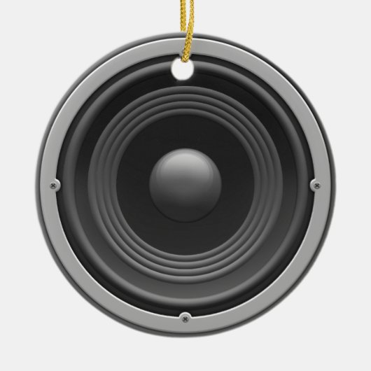 Woofer Keramisch Ornament (Voorkant)