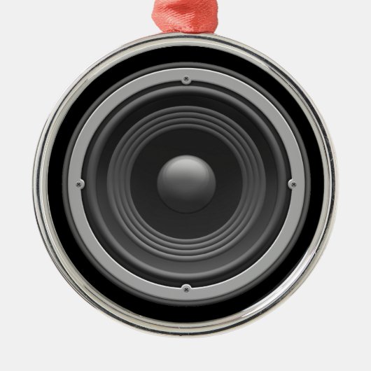 Woofer Metalen Ornament (Voorkant)