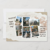 Woofing u een happy Vaderdag grappig Feestdagenkaart (Voorkant)