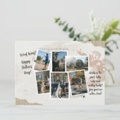 Woofing u een happy Vaderdag grappig Feestdagenkaart (Staand voorkant)