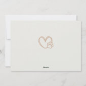 Woofing u een happy Vaderdag grappig Feestdagenkaart (Achterkant)