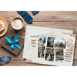 Woofing u een happy Vaderdag grappig Feestdagenkaart