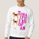 Woofmas Christmas T-shirt: Grappig Sarcastisch San Trui (Voorkant)