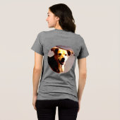 Woofs N' Wags Tri-Blend Shirt (Achterkant volledig)