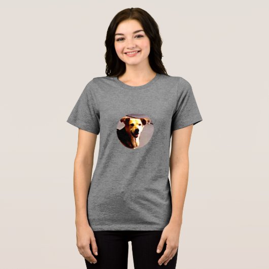 Woofs N' Wags Tri-Blend Shirt (Voorkant volledig)