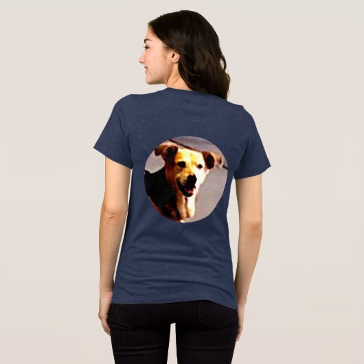 Woofs N' Wags Tri-Blend Shirt (Achterkant volledig)