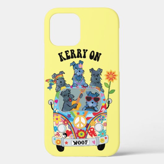 Woofstock Kerry Blue Terrier Hoesje-Mate iPhone Ca Case-Mate iPhone Case (Achterkant)