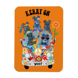 Woofstock Kerry Blue Terrier Magnet Magneet