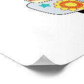 Woofstock Kerry Blue Terrier Poster (Hoek)