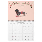 Woofy Kerstmis Waterverf Naughty Dogs Kalender (Jan 2026)