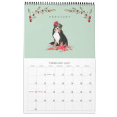 Woofy Kerstmis Waterverf Naughty Dogs Kalender (Feb 2027)