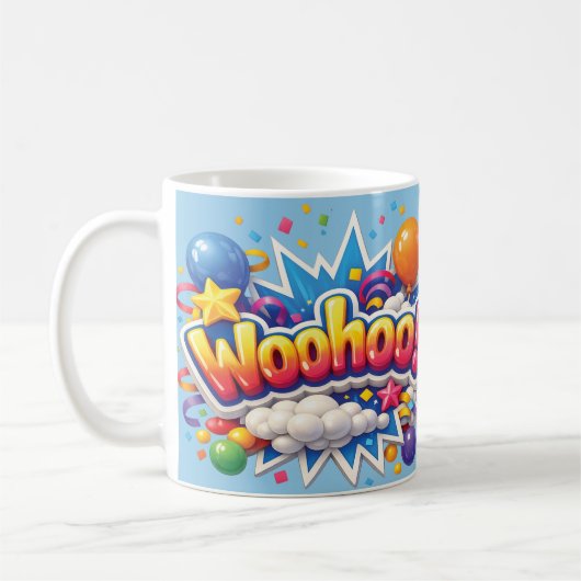 Woohoo Blauw Koffiemok (Links)