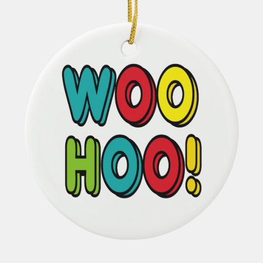 Woohoo Keramisch Ornament (Voorkant)