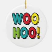 Woohoo Keramisch Ornament (Achterkant)